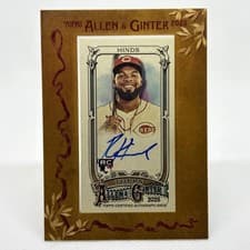 Rece Hinds 2025 Topps Allen & Ginter Framed Mini Autographs (Baseball) card