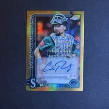 2025 Topps Chrome Update Autographs Cal Raleigh #AC-CR card
