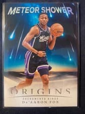 2024-25 Panini Origins Meteor Shower Set De'Aaron Fox #5 card