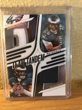2025 Panini Absolute Team Tandem Materials Saquon Barkley / Jalen Hurts #TTM-PHI card