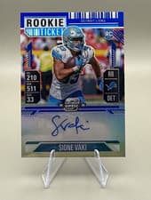 Sione Vaki 2024 Panini Contenders Optic Rookie Ticket Autographs card
