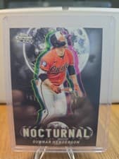 2025 Topps Chrome Black Nocturnal Gunnar Henderson #NOC-14 card