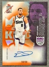2025-26 Topps Signature Class Veteran Class Chrome Autographs Zach LAVINE #VCC-ZL card