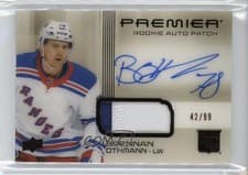 2024-25 Upper Deck Premier Acetate Auto Patch Horizontal Rookies Brennan Othmann #HR-BO card