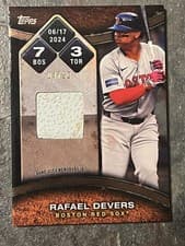 2025 Topps Rounding the Bases Relics Rafael Devers #RTB-DEV3 card