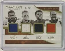 J.J. Watt 2020 Panini Immaculate Collection card