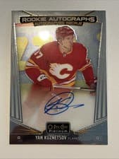 2024-25 O-Pee-Chee Platinum Rookie Autographs Yan Kuznetsov #R-YK card