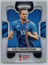 Gylfi Sigurdsson 2018 Panini Prizm World Cup card