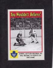 2024-25 Parkhurst Champions You Wouldn't Believe Darryl Sittler #YB-15 card