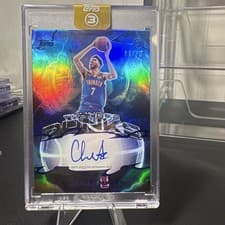 2025-26 Topps 3 Thunderdunk Signatures Chet Holmgren #TD-CH card