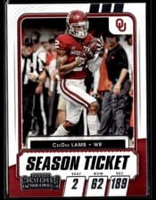CeeDee Lamb 2021 Panini Contenders Draft Picks card