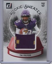 Tai Felton 2025 Donruss Rookie Holiday Sweater card