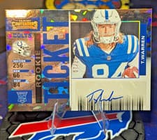 2025 Panini Select Contenders Rookie Ticket RPS Tyler Warren #15 card
