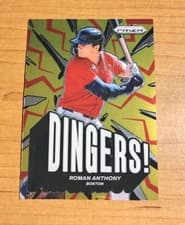 Roman Anthony 2025 Panini Prizm Dingers card