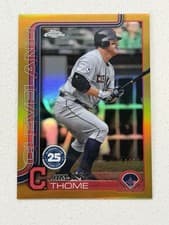2025 Topps Chrome Numbers Live Forever Jim Thome #NLF-3 card