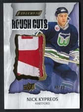 2024-25 Upper Deck Engrained Icons Rough Cuts Nick Kypreos #RC-NK card
