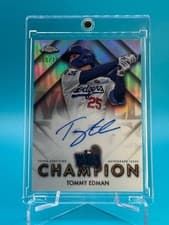 2025 Topps Chrome World Series Champion Autographs Tommy Edman #WSC-EDM card