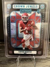 2024 Panini Contenders Crown Jewels Xavier Worthy #7 card