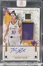2025 Panini Impeccable WNBA Impeccable Jersey Number Autographs Kelsey Plum #14 card