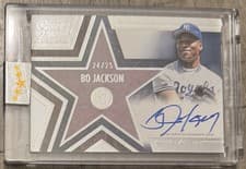 2025 Topps Five Star Stars and Stitches Autographs Bo Jackson #SS-BJ card