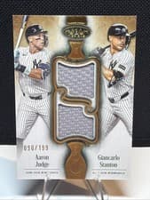 2026 Topps Tier One Dual Player Relics Aaron Judge #DPR-JS card