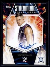 2025 Topps Exalted WWE Wrestling Streamline Signatures Grayson Waller #STS-GWR card