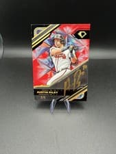 2025 Topps Diamond Icons Black PolychromatINK Autographs Austin Riley #BPA-AR card
