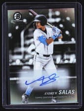 2025 Bowman Draft Achromatic Autographs Andrew Salas #AA-AS card