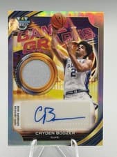 2025-26 Bowman University Best Game Graphs Cayden Boozer #GG-CZ card