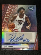 2025-26 Bowman University Best Greatness Awaits Autographs Tobe Awaka #GA-TA card