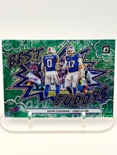 2025 Donruss Optic Best Tuddys Josh Allen/Keon Coleman #13 card