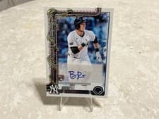 2025 Topps Holiday Autographs Ben Rice #PA-BR card