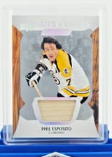 2024-25 Upper Deck Engrained Icons Cuts of Class Relics Phil Esposito #CC-PE card