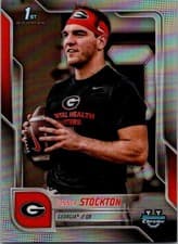 2025 Bowman University Chrome Base Image Variation Refractor Gunner Stockton #SP-4 card