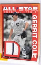 2025 Topps 1990 Topps Baseball All-Star Relics Gerrit Cole #90ASR-GC card