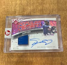 2025 Topps Pristine Popular Demand Autograph Relics Sammy Sosa #PPDAR-SS card