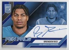 2024 Donruss Elite Pen Pals Brenden Rice #PAL-BRI