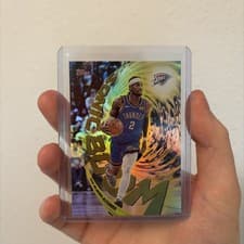 2025-26 Topps Sonic Boom Shai Gilgeous-Alexander #SB-7 card
