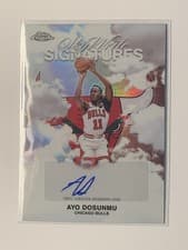 2025-26 Topps Chrome Sky Write Signatures Ayo Dosunmu #SWS-AD card