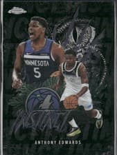 2024-25 Topps Chrome Instinct Anthony Edwards #INS-7