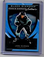 2025-26 Upper Deck Black Diamond Rookie Diamond Cutters Jani Nyman #RDC-JN card