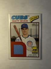 Matt Shaw 2026 Topps Heritage Real One Relics card