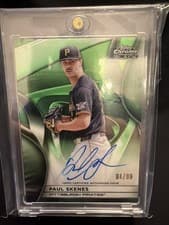 2025 Topps Chrome Black Autographs Paul Skenes #CBA-PS card