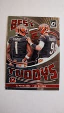 Ja'Marr Chase / Joe Burrow 2024 Panini Donruss Optic Best Tuddys card