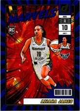 Aziaha James 2025-26 Donruss WNBA Net Marvels card