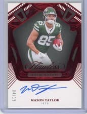 2025 Panini Flawless Rookie Shadow Signatures Mason Taylor #15 card