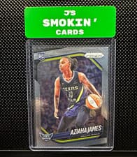 2025 Panini Prizm WNBA Base Set Aziaha James #83 card