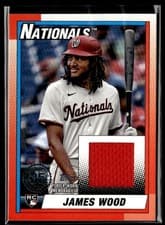 2025 Topps 1990 Topps Baseball Relics Series Two James Wood #90R2-JW card