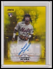 Luisangel Acuña 2025 Stadium Club Base Autographs card