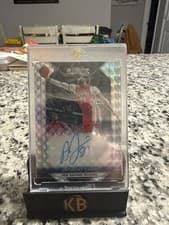 Anthony Davis 2018 Panini Prizm Mosaic Autographs card